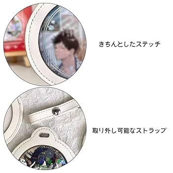 Amazon.co.jp: YUYAKESHI レザー 缶バッジケース PU 缶バッチ用